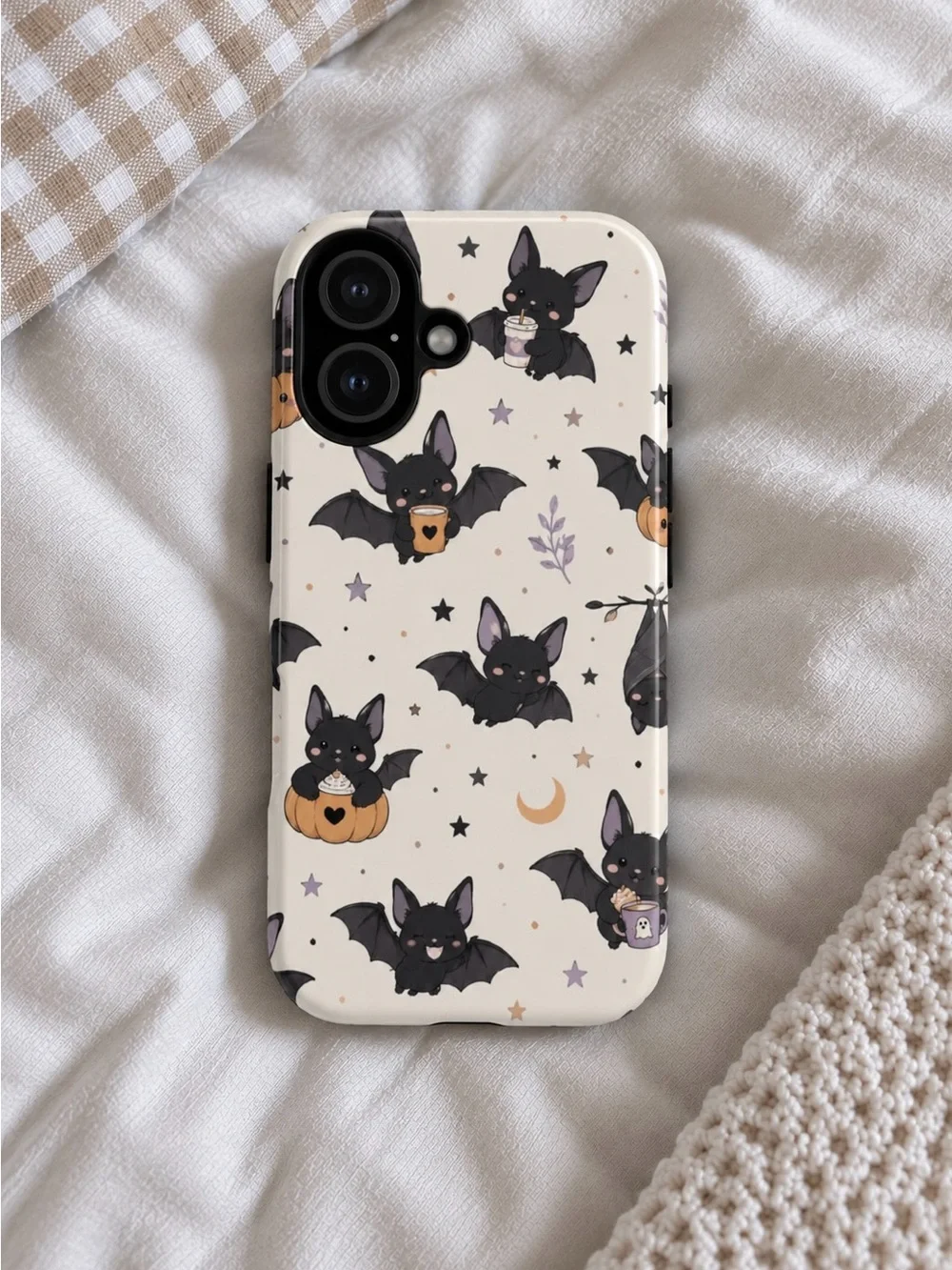Cute Spooky Bat Halloween Tough Phone Case